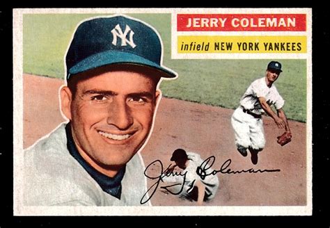 1956 Topps #316 Jerry Coleman [#] (Yankees)