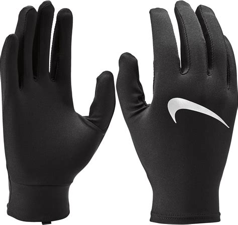 Nike Fleece Miler Running Gloves in Black/Silver (Black) for Men - Lyst