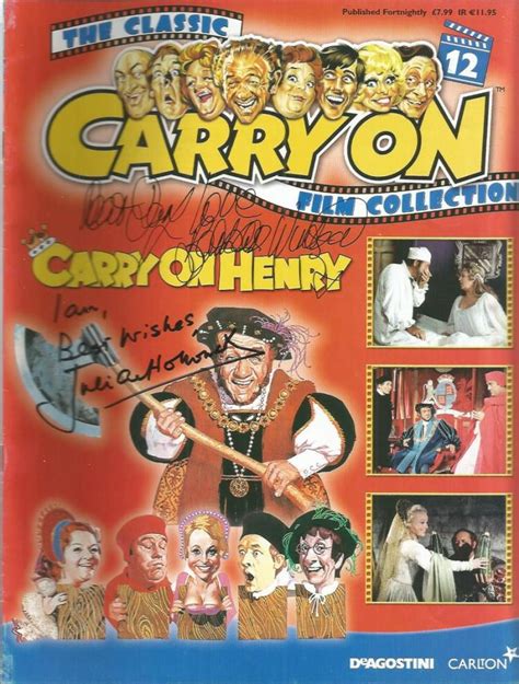 Carry On Henry Magazine Signed By Barbara Windsor