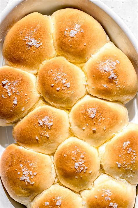 Salted Honey Milk Bread Rolls - Sloane's Table