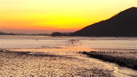 Suncheon bay sunset tidal - Free photos on creazilla.com