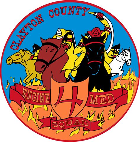 Clayton County Fire Station 4 Stickers By thelosthosecompany - Design By Humans | Fire station ...