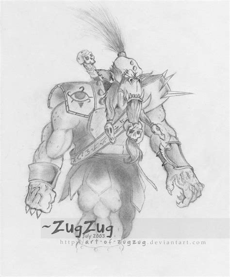 Kilrogg Dead Eye - WarCraft II by Art-of-ZugZug on DeviantArt