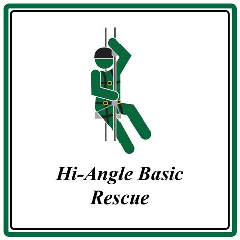 High Angle Basic Rescue Course Materials For Safety Trainers