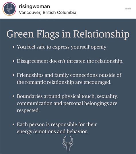 The Journey: Green Flags In Relationships