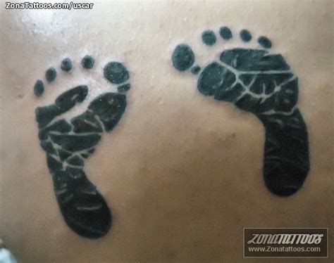 Tattoo of Feet, Footprints