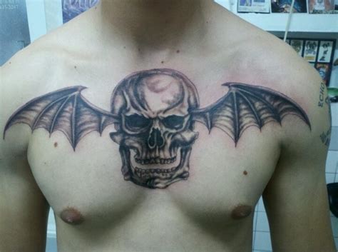 Avenged Sevenfold deathbat logo tattoo I did tonight. Always love ...