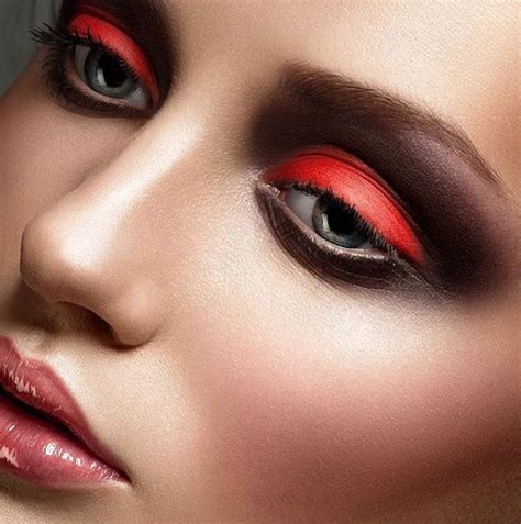 Embrace Edgy Red Eye Makeup This Holiday Season | BEAUTY