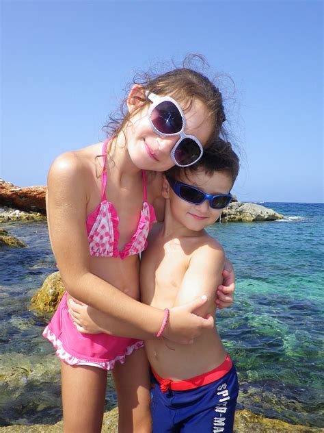 Brother & Sister Hug by Alicia Privitera | Professional photographer, Family entertainment, Bikinis