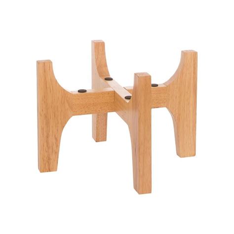 Wooden Stand Small, Natural #DiseñosdeMadera | Soportes de madera para ...