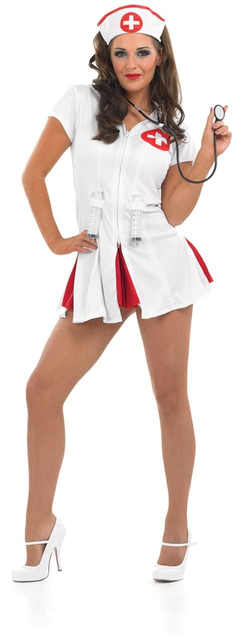 Ladies Sexy Nurse Costume For Hospital Fancy Dress Adults Womens | eBay