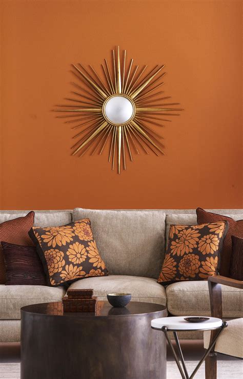 Living Room Ideas With Burnt Orange Walls | Baci Living Room