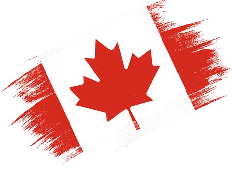 Canada flag with brush paint textured isolated on png or transparent background 19641248 PNG