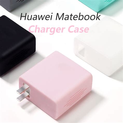 2019 2020 Huawei Matebook Laptop Soft Silicone 65W Charger case Cover ...