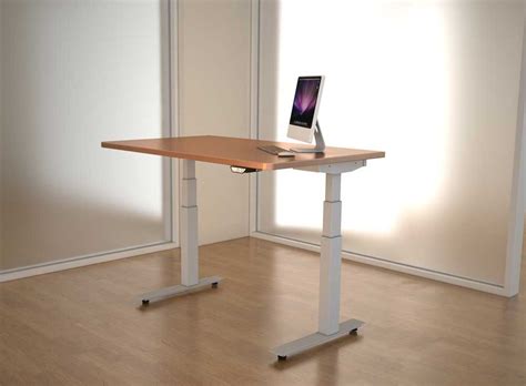 adjustable height desk - wood top Tall Office Chairs, Best Office Chair, Office Desk, Office ...