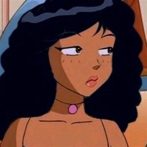 Brown Hair Cartoon, Black Girl Cartoon, Black Girl Art, Girls Cartoon Art, Art Girl, Anime Curly ...