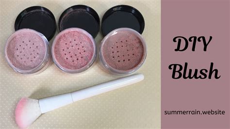 Making Cosmetics: How To Make Blush - Summer Rain