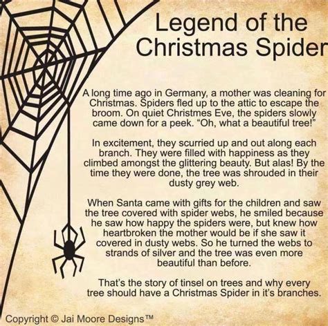 Pin by Dianne Tudor on Holiday | Christmas spider, Christmas poems, A ...