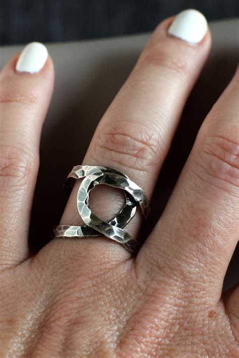 Sterling Silver bypass ring - This versatile ring can be worn with ...