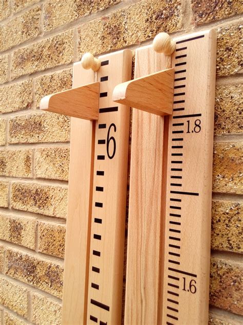 Handmade Wooden Growth / Height Chart, Children's Height Ruler, Unique Christening Gift, Nursery ...