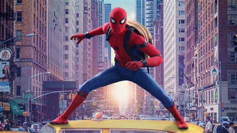 Movie Spider-Man Homecoming Spider-Man HD Wallpaper city view | Spiderman, Spiderman homecoming ...
