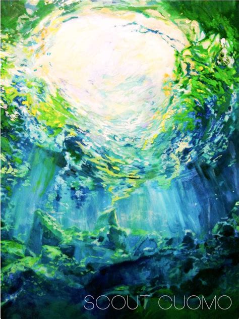 Source Underwater cave painting Large Original painting | Etsy | Cave paintings, Painting ...