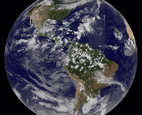 Earth, as seen from a NASA satellite September 7th this year. - NASA's Most... - Heart