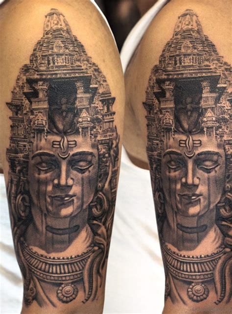 35 Nice Shiva Tattoos On Shoulder