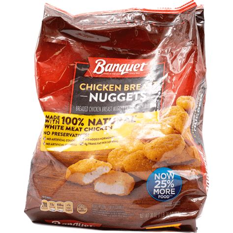 Banquet Nuggets, Chicken Breast 30 oz | Frozen Foods | Valli Produce ...