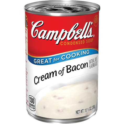 Campbell's Condensed Cream of Bacon Soup, 10.5 oz. Can - Walmart.com ...