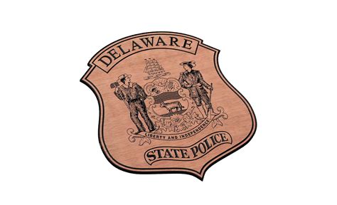 Delaware State Police Badge SVG - Etsy