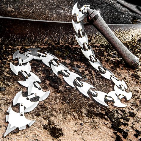 Professional Stainless Steel Chain Whip | BUDK.com - Knives & Swords At The Lowest Prices!