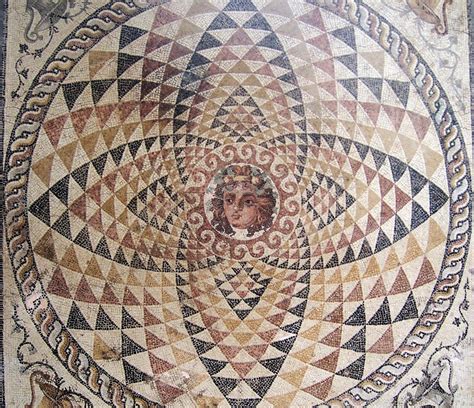 Ancient greek gods, Mosaic, Mosaic mandala