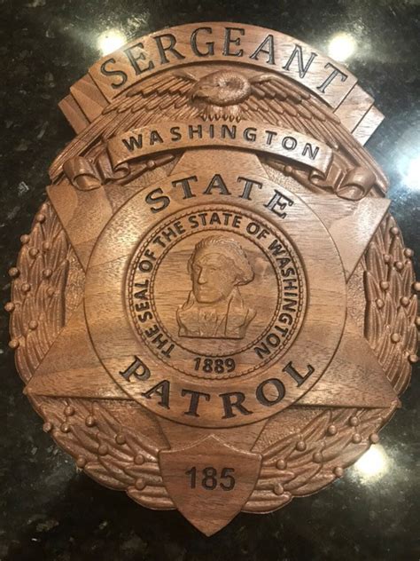 Washington State Patrol Badge | Etsy