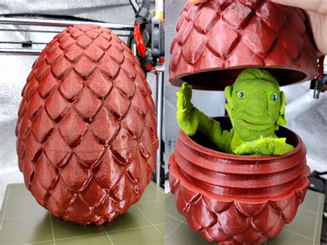 Free STL file Extra Large Dragon Egg with Threads - (300 percent scaled version) 🐉・3D printing ...