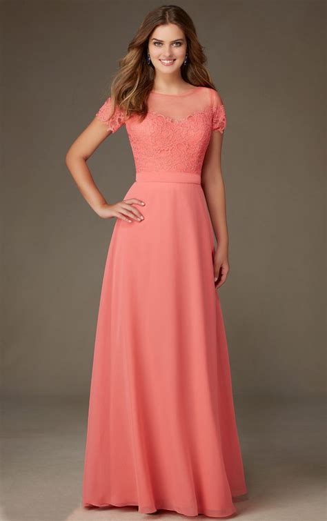 reddesignplus: Coral Color Bridesmaid Dresses