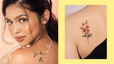 Small Flower Tattoo Back Of Neck | Best Flower Site