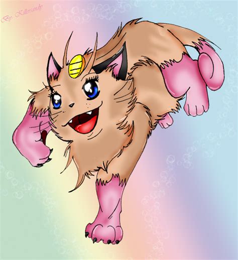 Shiny meowth by KillerSandy on DeviantArt