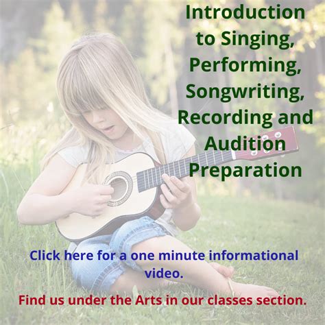 Singing Lessons | Excellence In Education Homeschooling