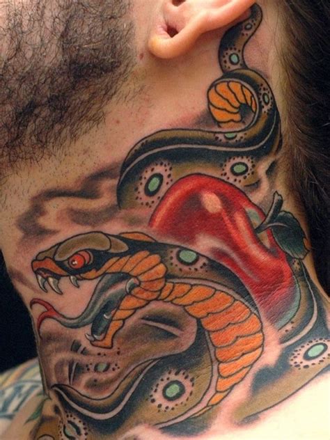 90 Slithering Snake Tattoos for Men and Women to Wear | Neck tattoo for guys, Best neck tattoos ...