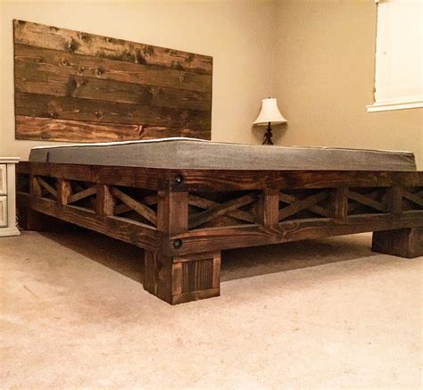 California King Platform Bed Frame Diy - DIY easy king-size platform bed with 17" of storage ...