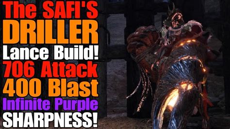 MHW: Iceborne - The Safi's Driller Lance Build! (Safi's Shattersnout) - YouTube