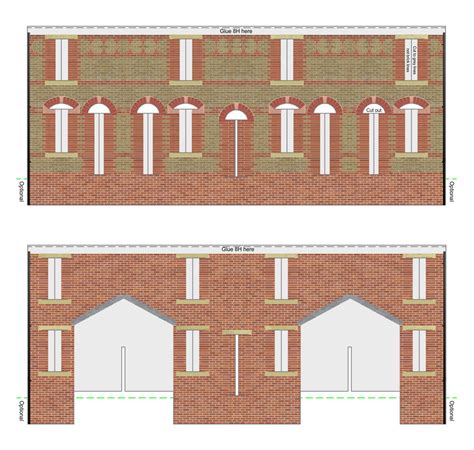 Printable N Scale Buildings