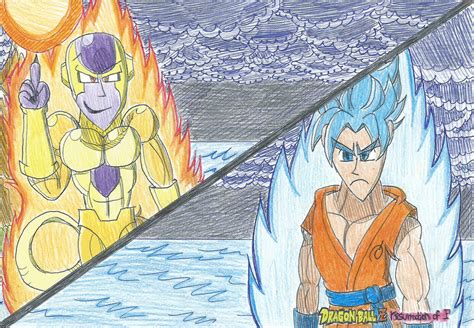 DBZ RoF: SSJSS Goku Versus Golden Frieza by FTFTheAdvanceToonist on ...