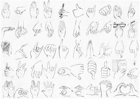 50 ways to draw hands | Drawing tutorial, Drawings, Anime hands