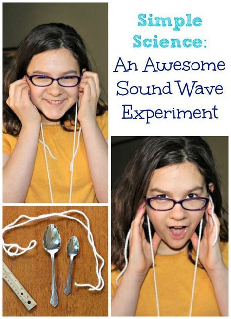 The Science of Sound Waves: An Awesome Experiment for Kids | Sound science, Easy science ...