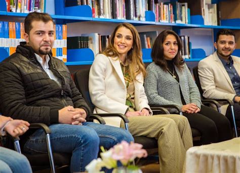 Queen Rania visits Hashemite University in Zarqa