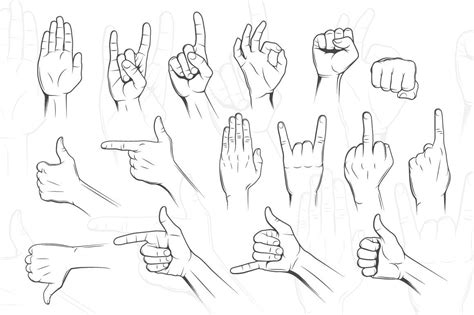 Hand gestures | Hand gesture drawing, Art inspiration drawing, Doodle ...