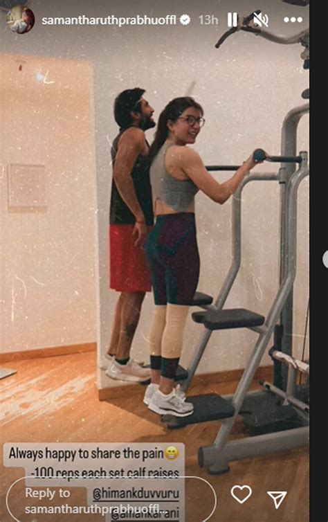 Just Samantha Ruth Prabhu Setting Fitness Goals As She Always Does