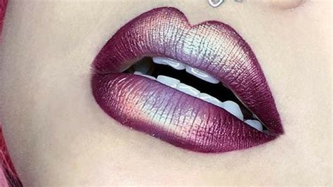 Lipstick Tutorial & Lip Art Compilation | Pretty Glitter Lips Makeup ...